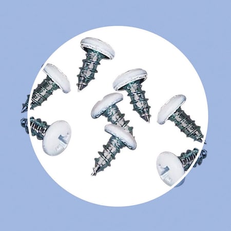 Amerimax Home Products Amerimax No. 8 X 3/8 in. L Phillips/Slotted Round Head Sheet Metal Screws 85354